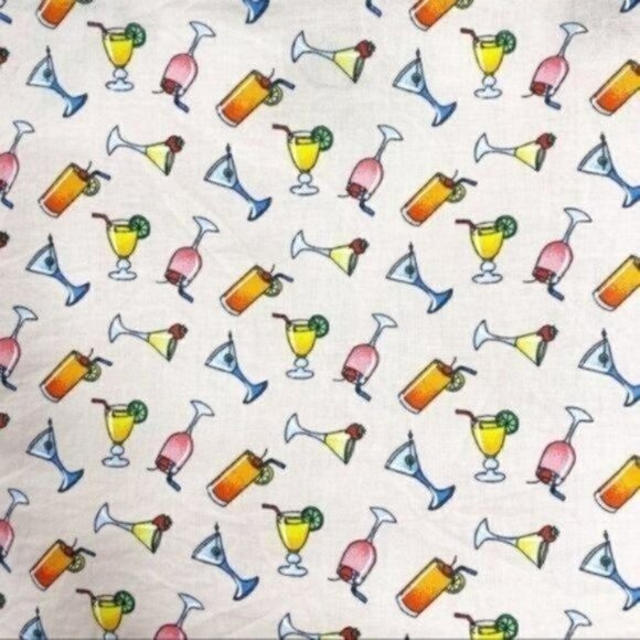 Martini’s Daquiri’s & Fun  cocktails fabric tote bag - Picture 3 of 9